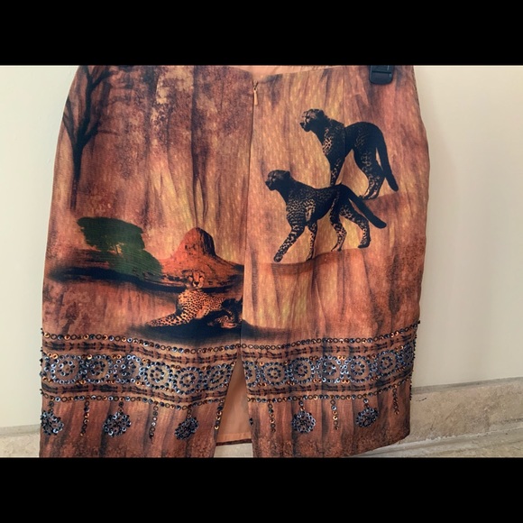 Animal Print silk lined skirts - Picture 10 of 13